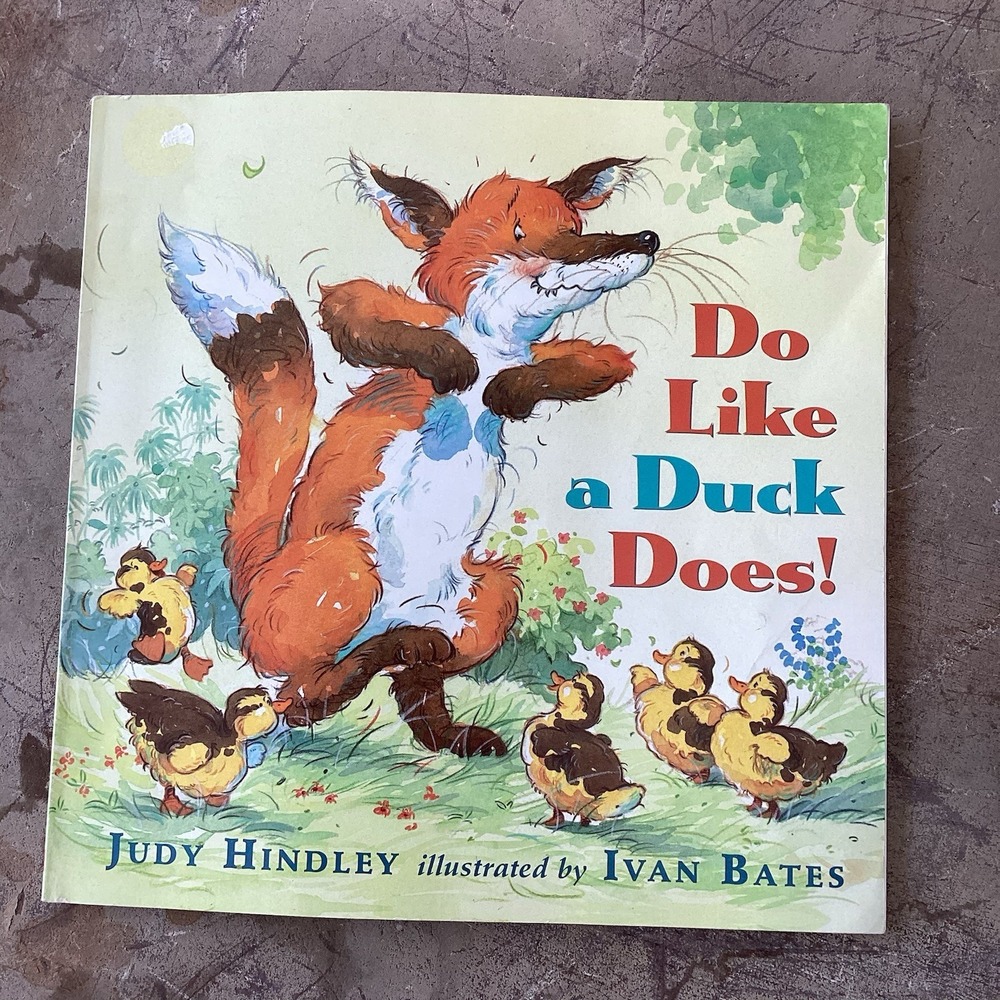2002 Do Like A Duck Does Paperback Judy Hindley Vintage Kid's Book